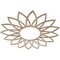 Ekena Millwork Daisy Wood Fretwork Pierced Ceiling Medallion, Red Oak, 36"OD x 13 7/8"ID x 3/8"T CMWP36X36X0375DARO - alternate 5